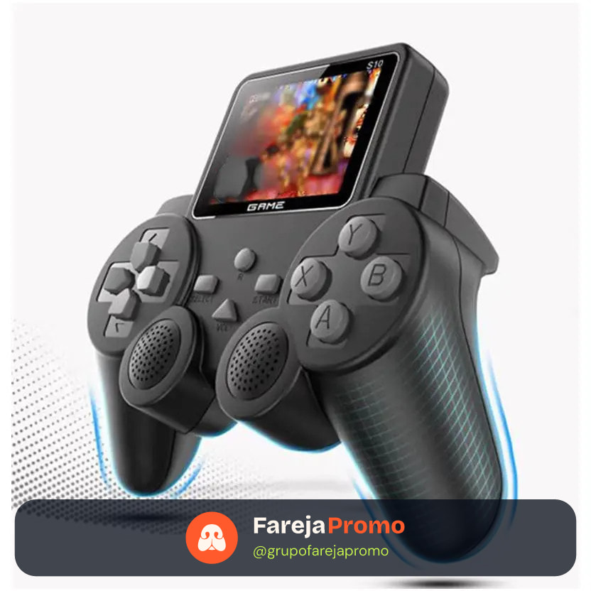 Vídeo Game 520 Em 1 Games Retro - Console Com 520 Jogos - GamePad-S10