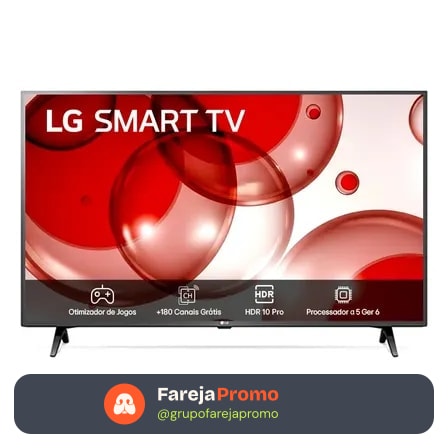 Smart Tv Profissional LG 43 Full Hd Processador A5 Ger6 Ai Alexa Integrada Webos 23 43lr671c-b