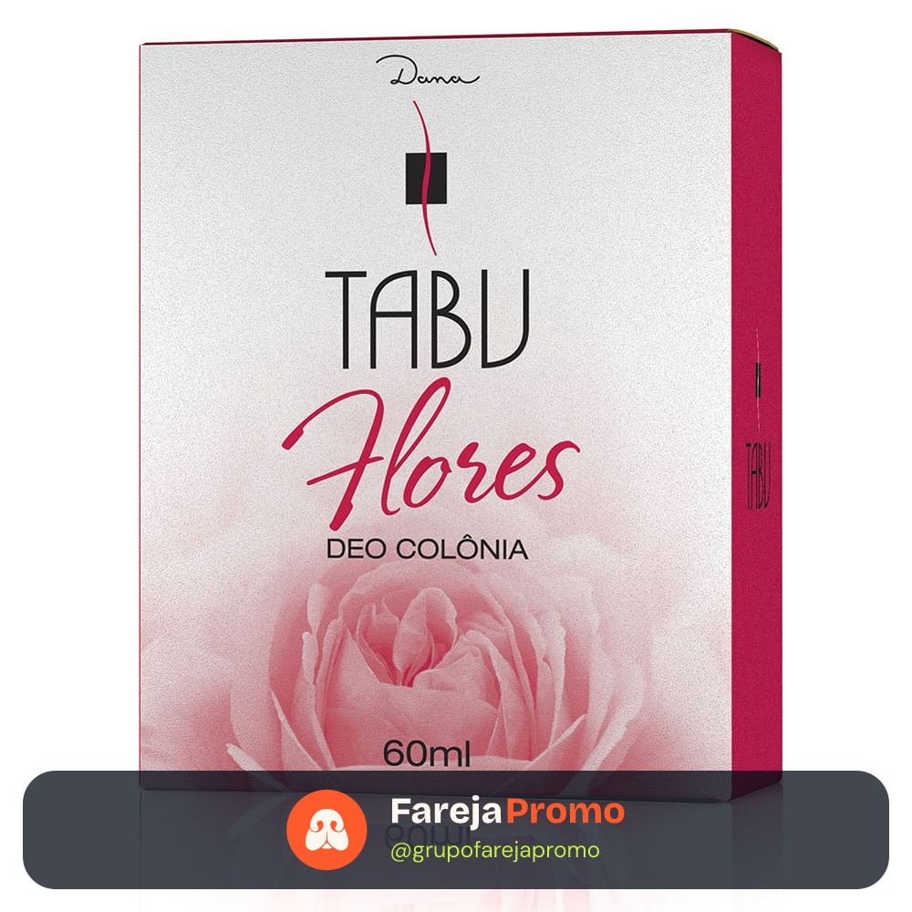 Deo Colônia Tabu Flores 60Ml