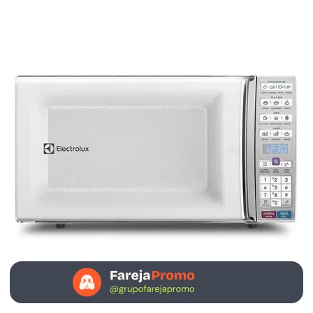 Micro-ondas Electrolux De Bancada Branco Com Função Tira Odor E Manter Aquecido 34l Meo44 127v