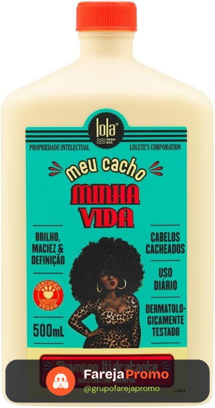 Meu Cacho Minha Vida Shampoo 500ml , Lola Cosmetics