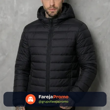 Jaqueta Puffer De Frio Intenso Blusa Impermeável Inverno