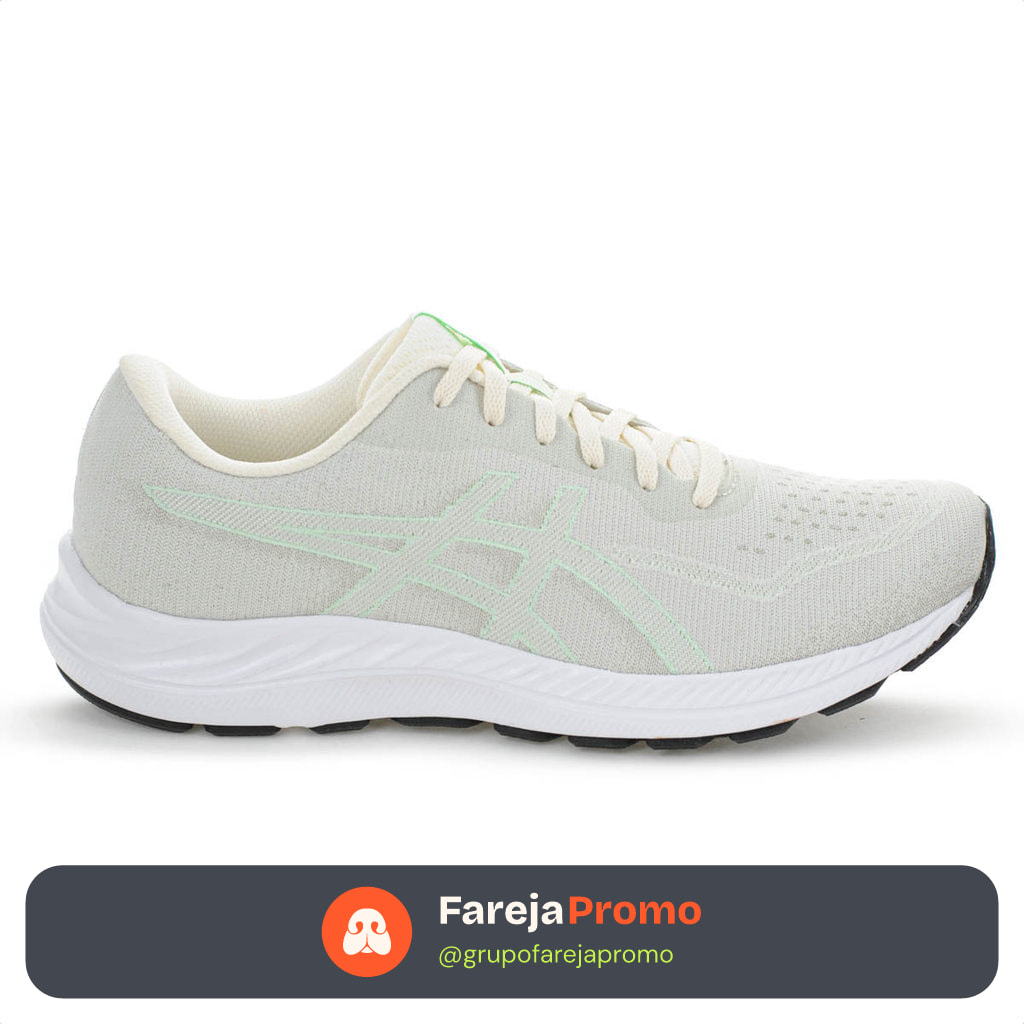 Tênis Asics Ugoki Bege e Verde - Feminino