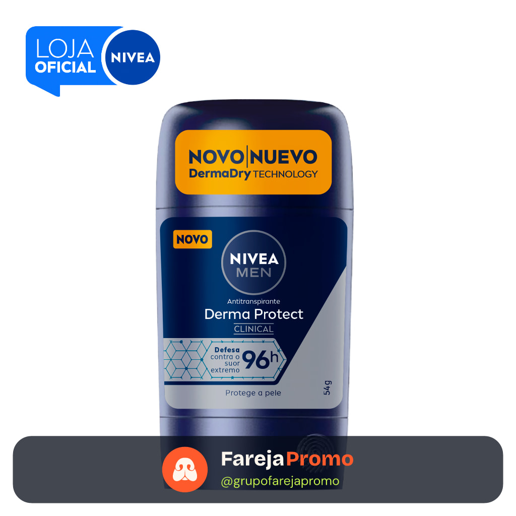 NIVEA MEN Desodorante Stick Derma Protect Clinical 54g