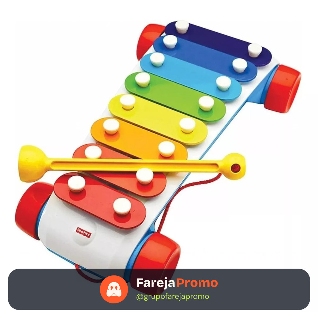 Brinquedo Musical Infantil Novo Xilofone - Fisher Price