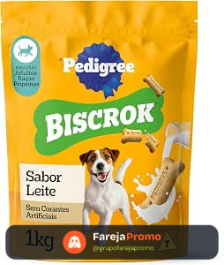 Biscoito Pedigree Biscrok Para Cães Adultos Raças Pequenas, 1 kg