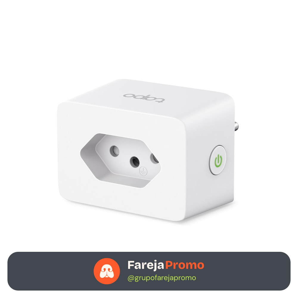 Tomada Inteligente Tp Link Tapo P110(br) Wi-fi, Bivolt C/ Controle Remoto Programável