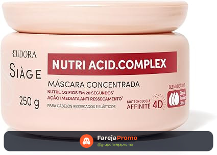 Eudora Siàge Nutri Acid.Complex Máscara Capilar Concentrada 250g