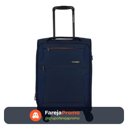 Mala Samsonite Bahia Lite EXP Pequena Azul