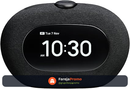 JBL, Caixa de Som com Rádio-relógio FM, Horizon 3, 5 W RMS, Bluetooth, USB-C - Preto