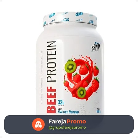 Proteína Isolada Beef Protein 900g Shark Pro Zero Lactose