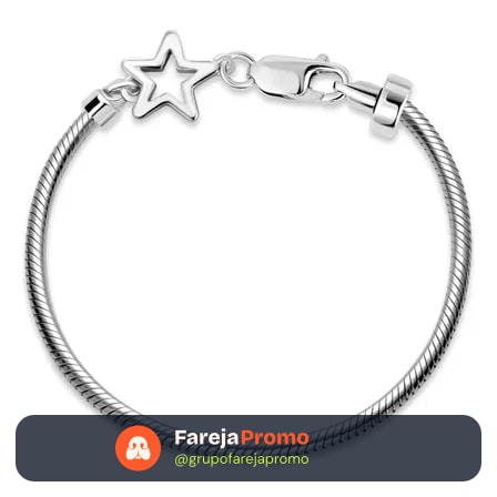 Pulseira Life Estrela Em Prata 925