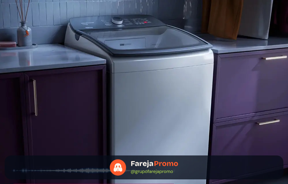 Máquina de Lavar Brastemp 14Kg Branca Smart Sensor- BWJ14AB