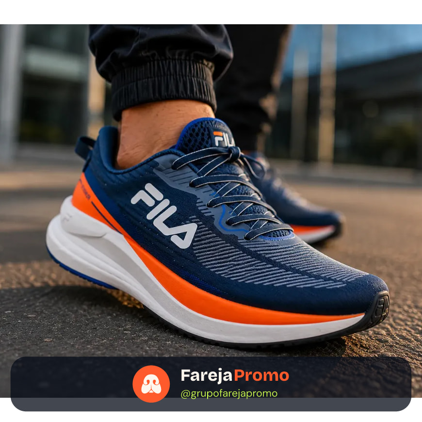 Tênis Fila Striker Masculino Esportivo Treino Corrida Oferta Original