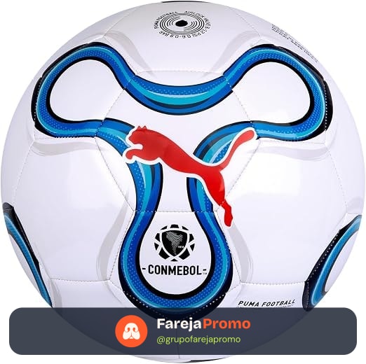Bola Puma Cumbre Conmebol Libertadores Ms, Branco, Padrão