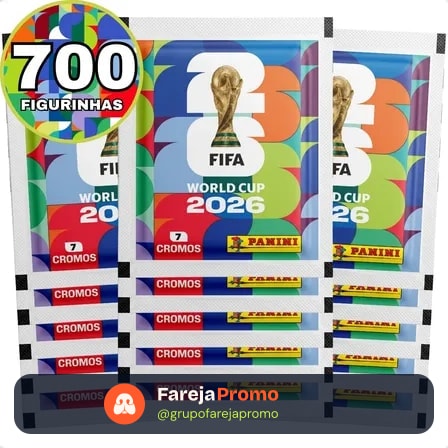 Copa Do Mundo Fifa 2026 - Kit C/ 100 Envelopes (700 Cromos) Copa Do Mundo Fifa 2026 Fifa World Cup 2026