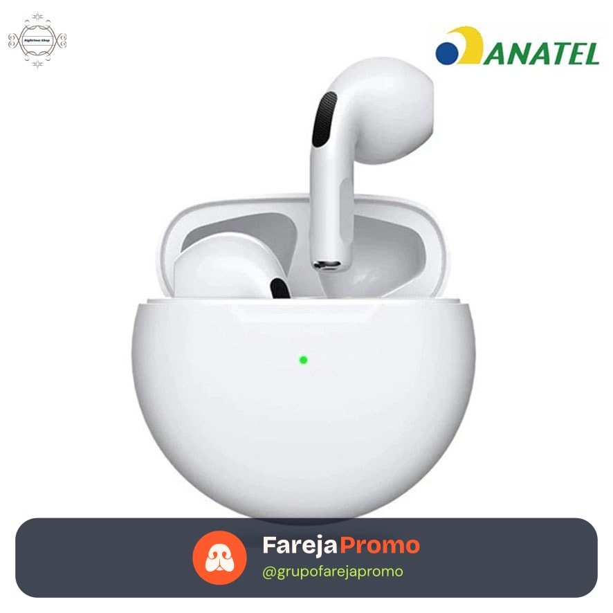 Fone De Ouvido Airs Pro Estéreo Bluetooth Sem Fio