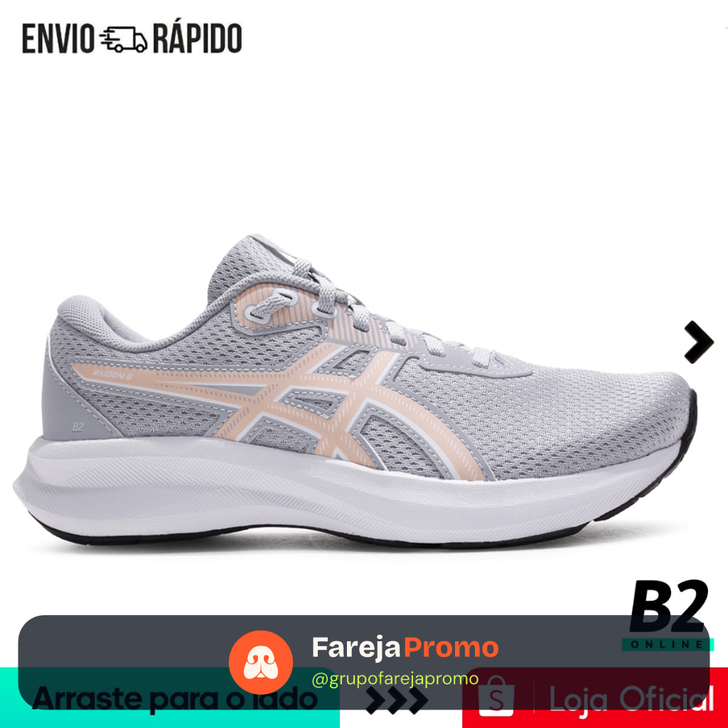 Tênis Asics Raiden 5 Feminino Original com Nota Fiscal e Garantia