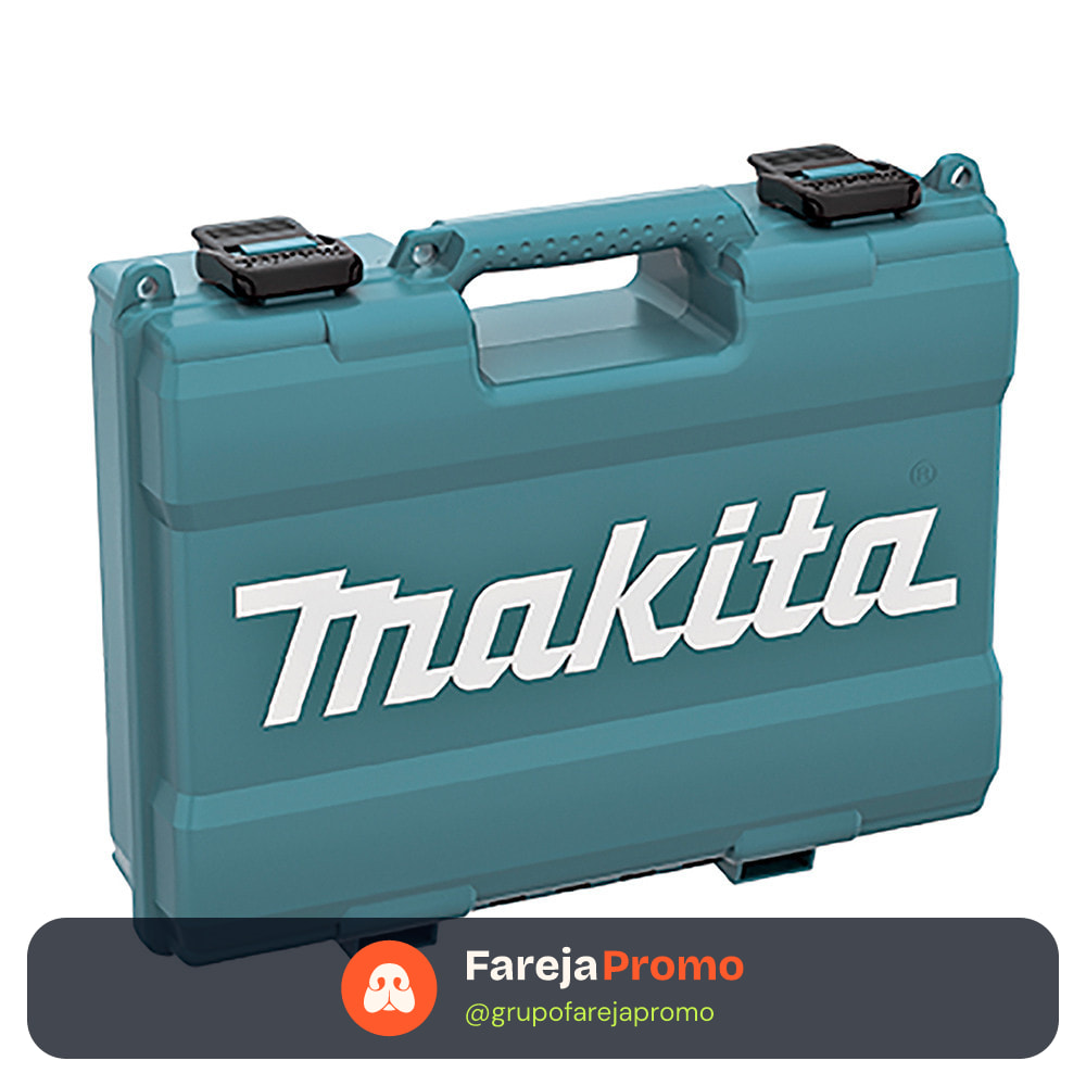 Maleta para Furadeira HP333 Makita 821661-1 Maleta Plástica para Parafusadeira TD110 CXT 12V