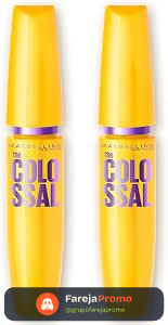 Máscara de Cílios Maybelline NY The Colossal, Kit com 2 Unidades