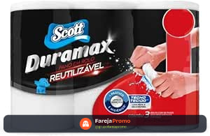 Scott Duramax Pano Reutilizável em Rolo, Branco, 174 Folhas (3 Unidades de 58 Folhas)
