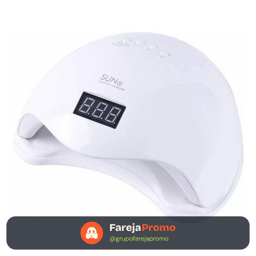 Cabine Led/uv Sun 5 Digital 48w Bivolt Sun Unhas Gel Acrígel