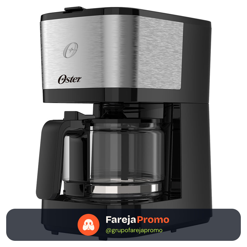 Cafeteira Oster Inox Compacta 0,75L