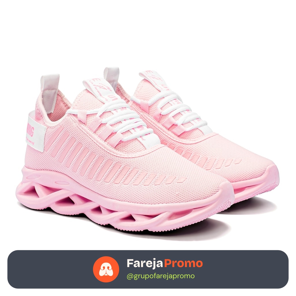 Tênis Feminino e masculino esportivo academia caminhada corrida confortável