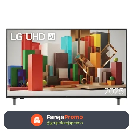 Smart Tv Profissional 4k 43 LG Uhd 43au801 Processador 7 Ai Ger8 Super Upscaling Google Cast Alexa Integrado Controle Ai Smart Magic Webos 25