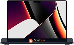 Apple notebook MacBook Pro (de 14 polegadas, Processador M1 Pro da Apple com CPU 8â€‘core e GPU 14â€‘core, 16 GB RAM, 512 GB SSD) - Cinza espacial (Seminovo)