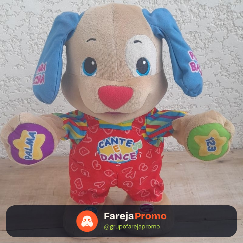 Brinquedo Infantil Fisher Price Cachorro Cante e Dance  Smart Stages ( Para Revisão ler anúncio)