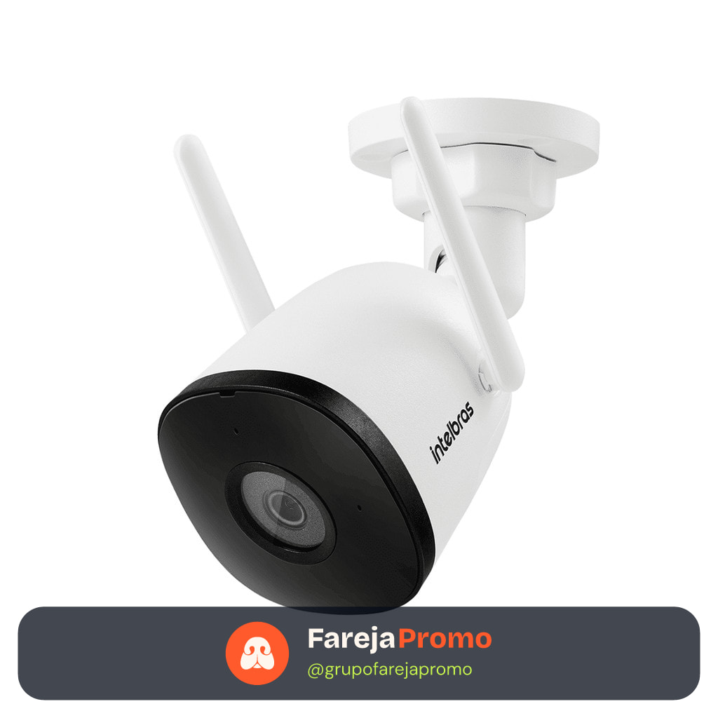 Câmera Inteligente Wi-Fi iM5 SC Full HD Branca Intelbras