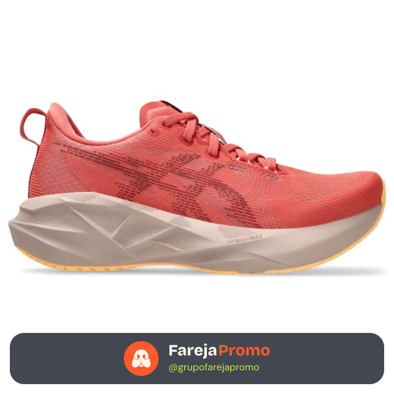 Tenis Asics Novablast 5 - Feminino - Rosa