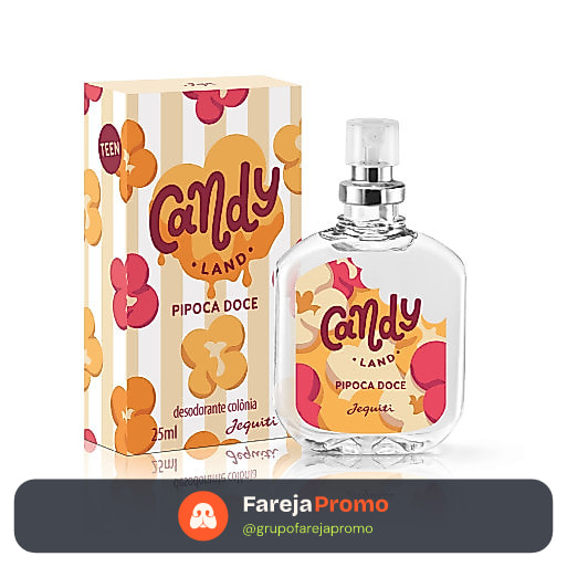 Candy Land Pipoca Doce Desodorante Colônia 25ml - Jequiti
