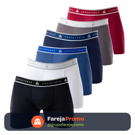 Kit Com 10 Cuecas Boxer Masculina Microfibra Original