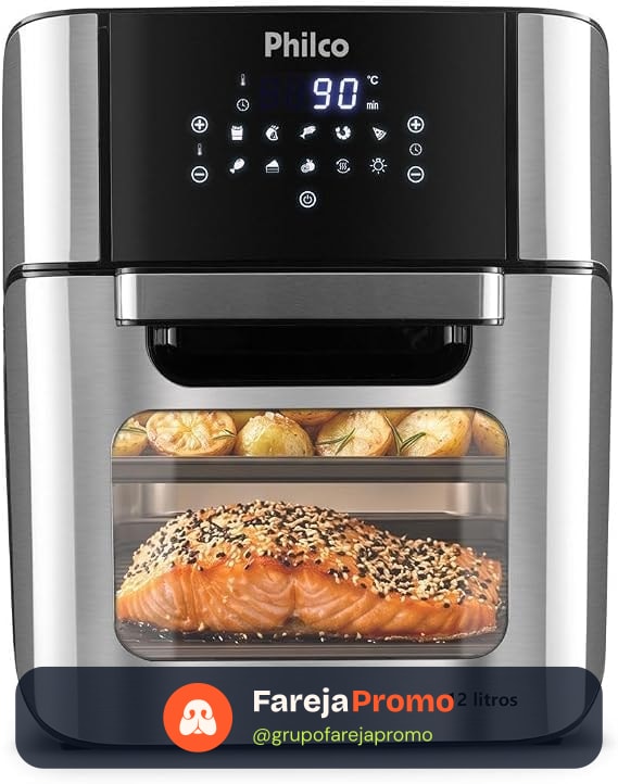 Fritadeira Philco Air Fryer Oven 12L PFR2200P - 127V
