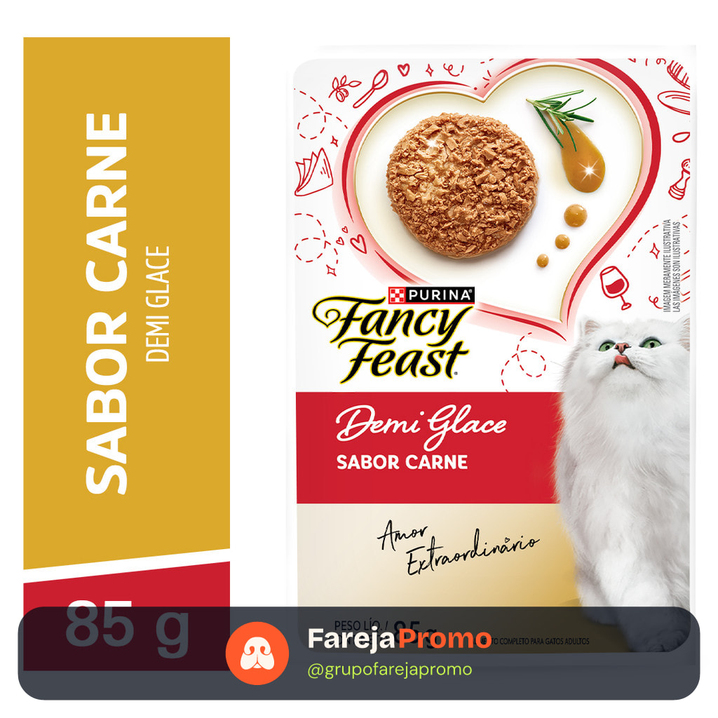 PURINA® FANCY FEAST® para Gatos Adultos Demi Glace Carne  85