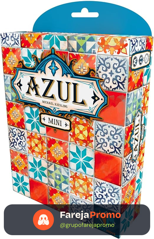 Asmodee, Azul Mini, Jogo de Tabuleiro de Viagem