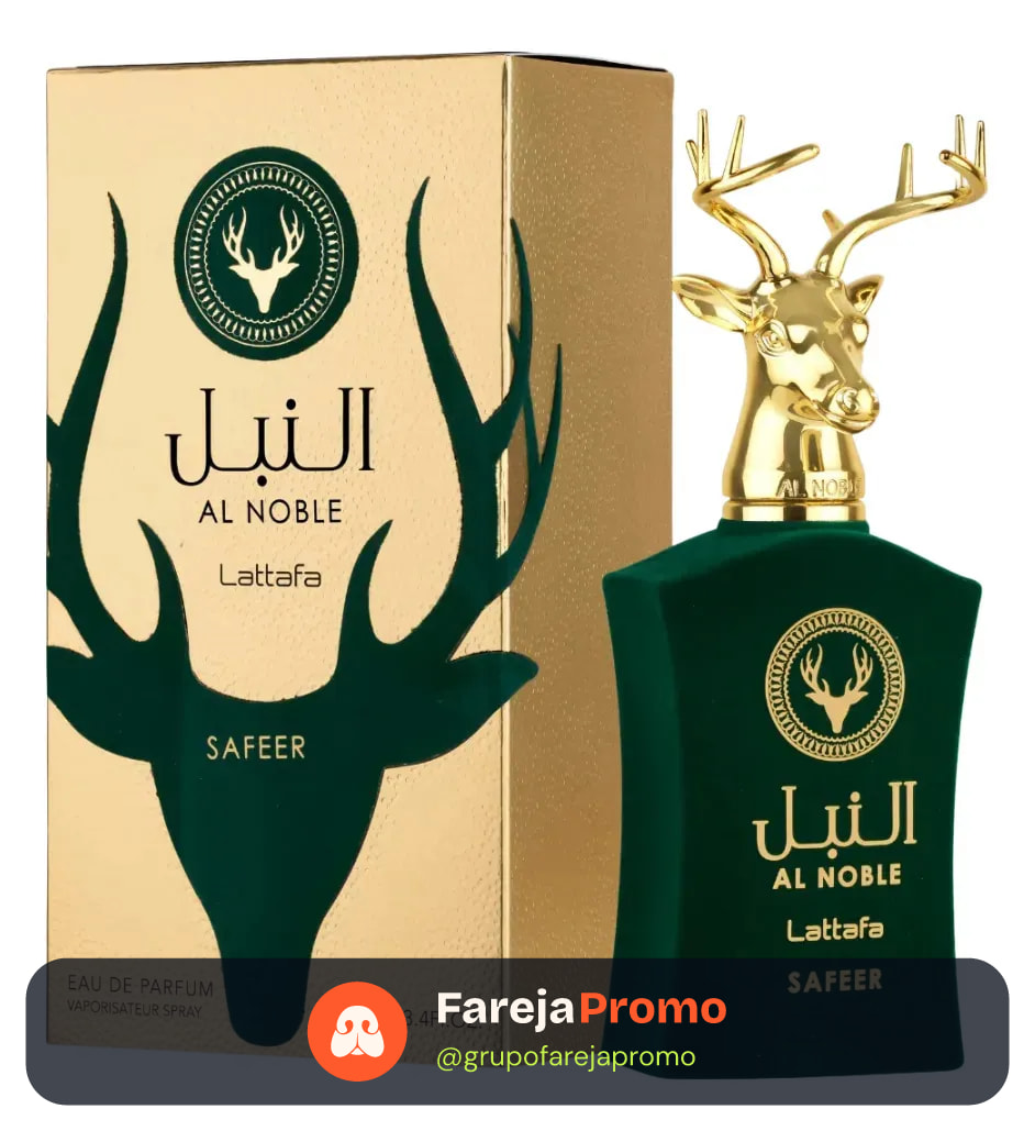 Perfume Arabe Lattafa Al Noble Safeer Unissex Original Eau de Parfum 100ml