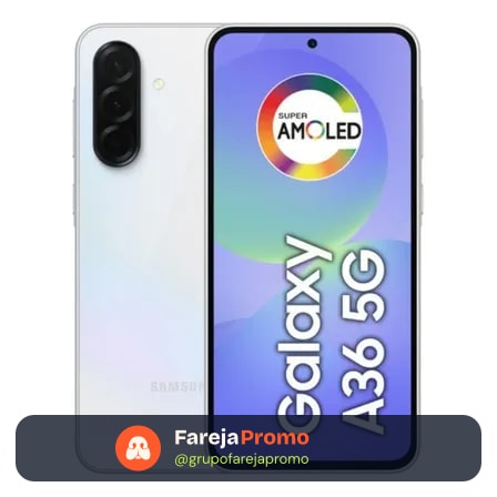 Celular Samsung Galaxy A36 5g 256gb 8gb Ram Branco
