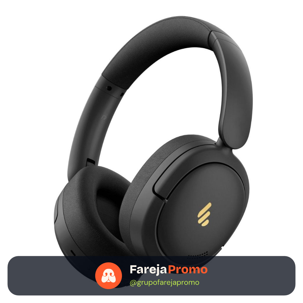 EDIFIER Fone de Ouvido Hi-Res com ANC e Bluetooth 5.4 - W60