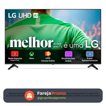 Smart Tv LG Uhd Ai Ua75 65 Polegadas Hdr10 Pro Processador 7 Ai Ger8 Webos 25