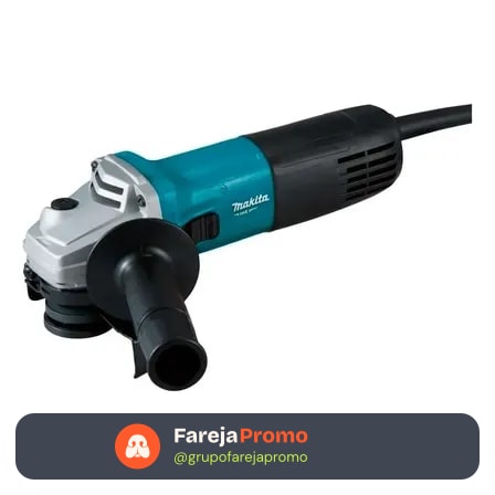 Esmerilhadeira Angular 4.1/2 850 Watts M9510b Makita Azul-turquesa 220v 50 Hz/60 Hz