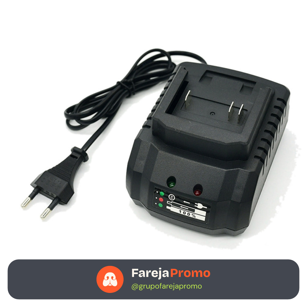 Carregador de Bateria 18V 21V 48V 96V Chave de Impacto, Parafusadeira Padrão Makita