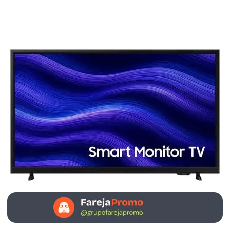 Samsung Smart Monitor Tv 43 , Hd, Plataforma Tizen Preto 127/220v