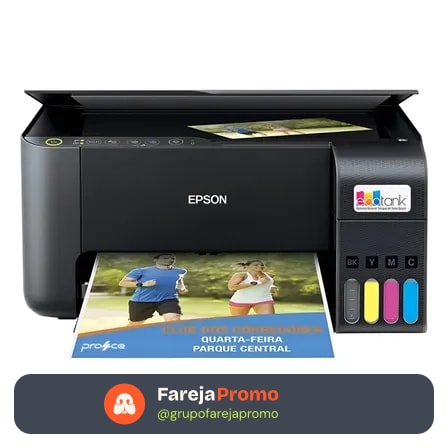 Impressora Epson Multifuncional L3250 Wifi Econtank Color Cor Preto 110 240v (bivolt)