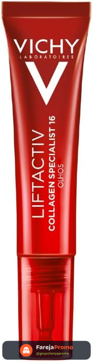 Creme Antirrugas Olhos Vichy Liftactiv Colágeno Specialist 16 15ml