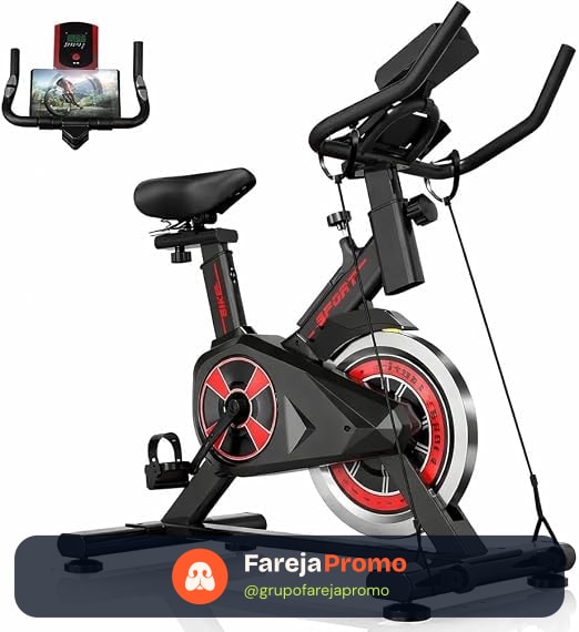 Bike Ergometrica Bicicleta Ergometrica Bike Spinning Silenciosa Vertical Modelo Premium