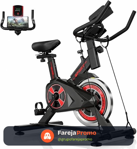 Bike Ergometrica Bicicleta Ergometrica Bike Spinning Silenciosa Vertical Modelo Premium