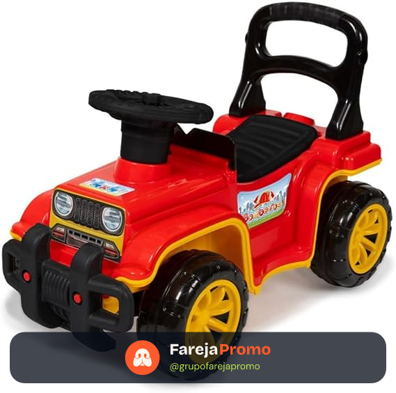 Maral Carrinho Com Chassis Jip Jip Bombeiro Multicor